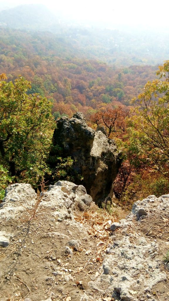 Rock formation on the way to Petőfi viewing point