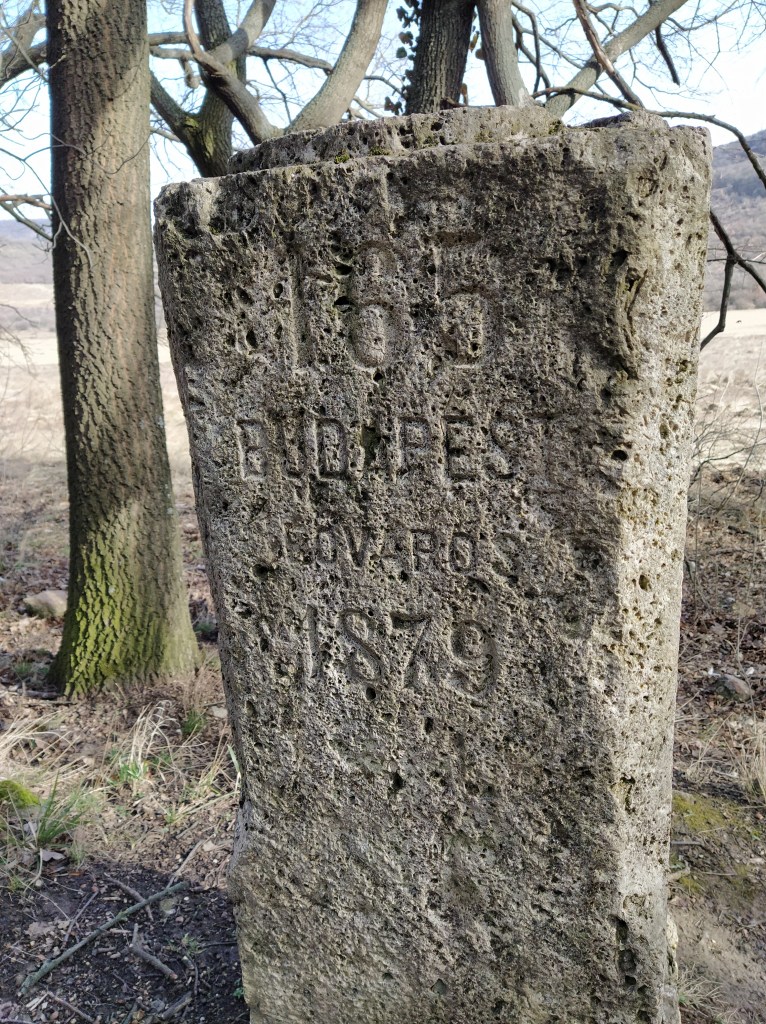 Budapest border marker from 1879