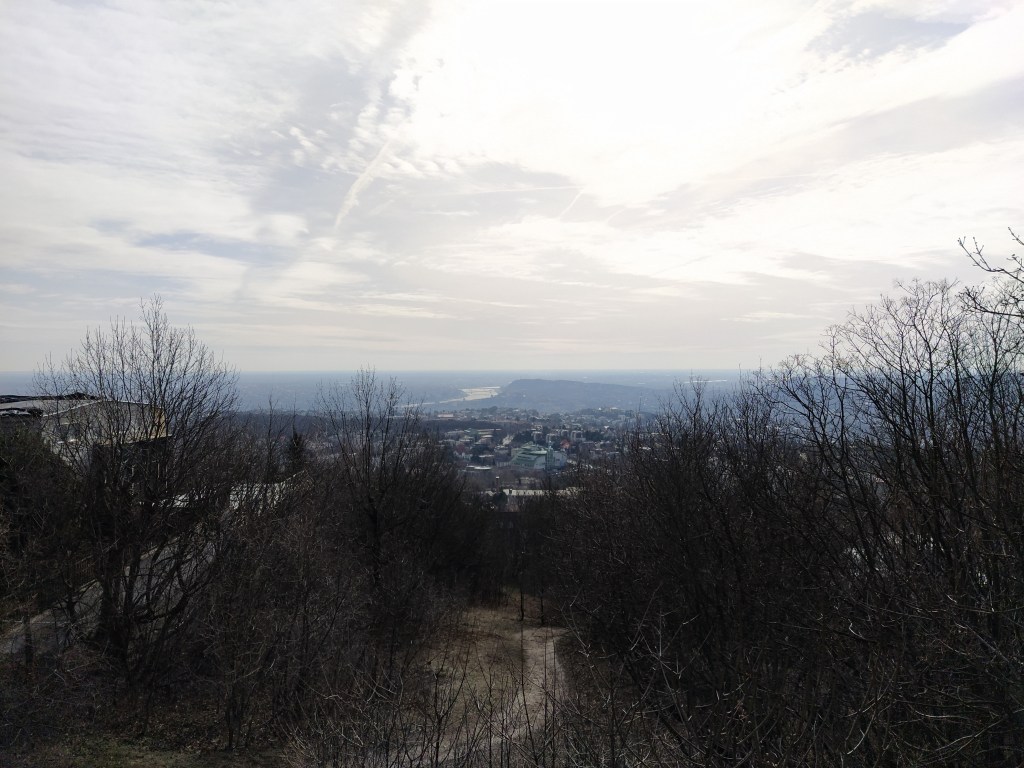 View of Budapest city center from the viewpoint