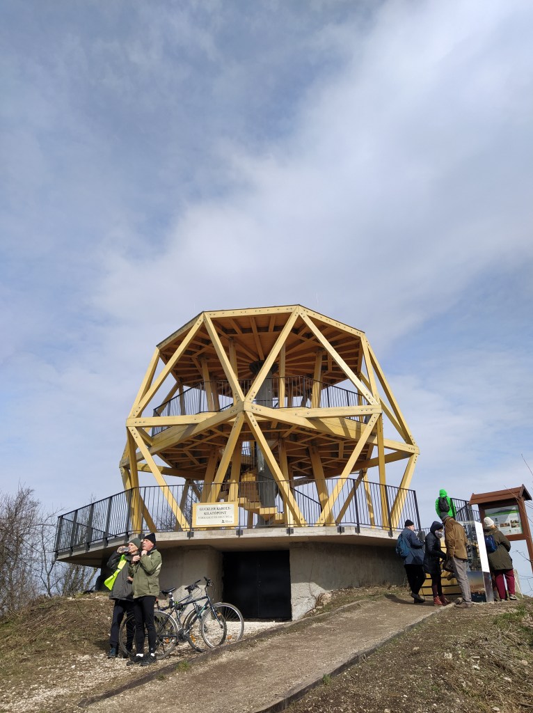 The octagon shape of the Guckler Károly viewpoint